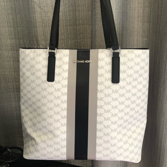 MICHAEL Michael Kors Handbags - Price too high? Offer!! Michael Kors Center Stripe